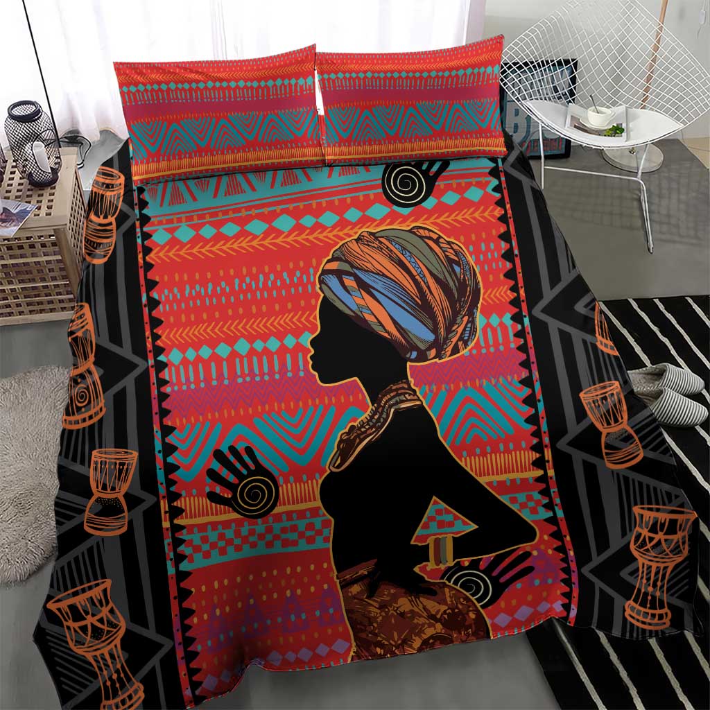 African Women Bedding Set Ethnic Pattern LT15