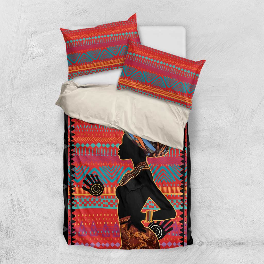 African Women Bedding Set Ethnic Pattern LT15