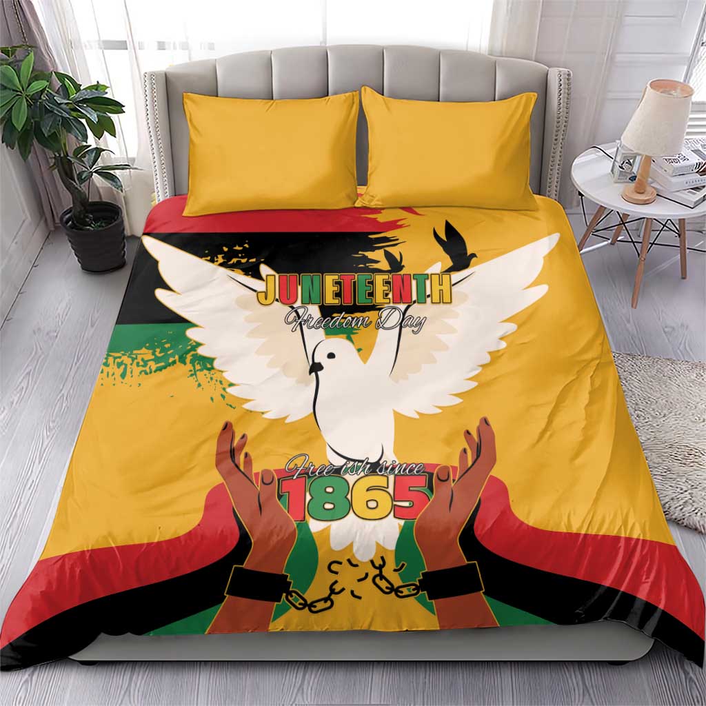 African American Juneteenth 1865 Bedding Set Black Freedom LT15