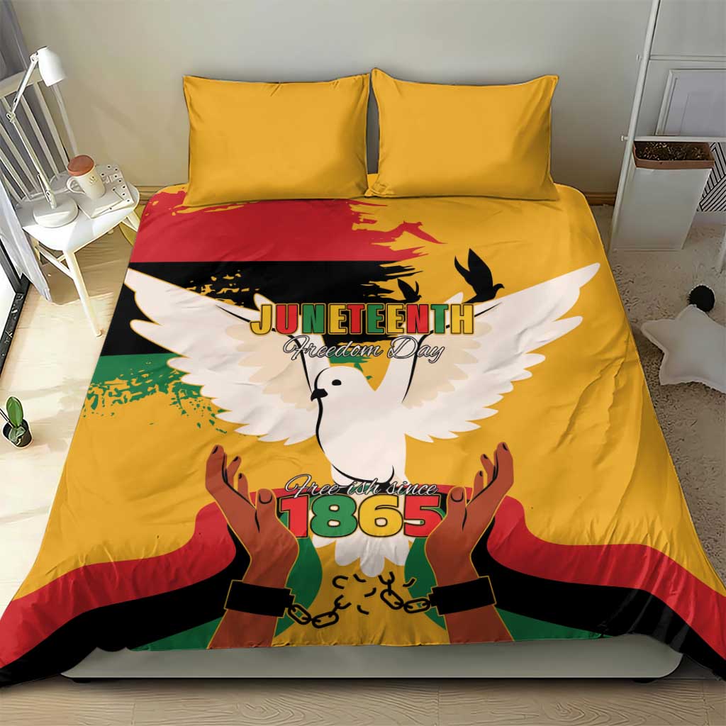 African American Juneteenth 1865 Bedding Set Black Freedom LT15