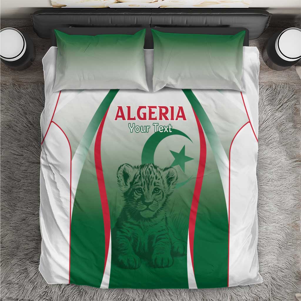 Algeria Rugby Custom Bedding Set Go Les Lionceaux LT15