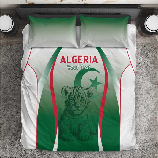 Algeria Rugby Custom Bedding Set Go Les Lionceaux LT15