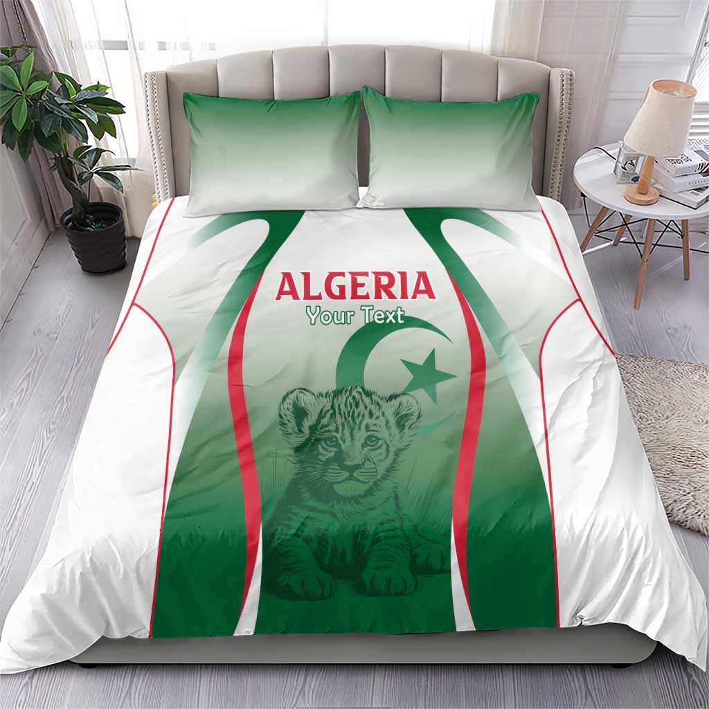 Algeria Rugby Custom Bedding Set Go Les Lionceaux LT15