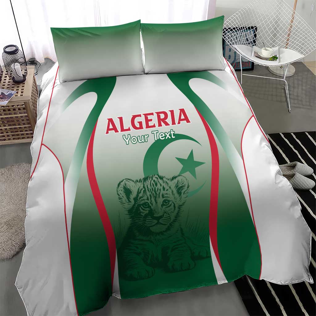 Algeria Rugby Custom Bedding Set Go Les Lionceaux LT15