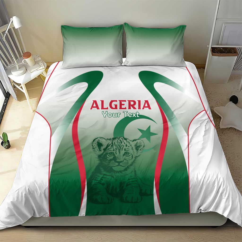 Algeria Rugby Custom Bedding Set Go Les Lionceaux LT15