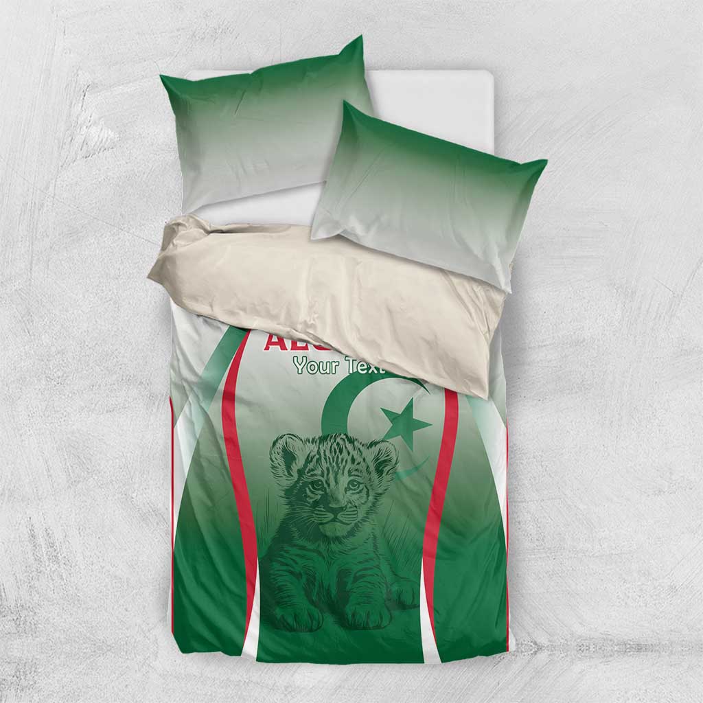 Algeria Rugby Custom Bedding Set Go Les Lionceaux LT15