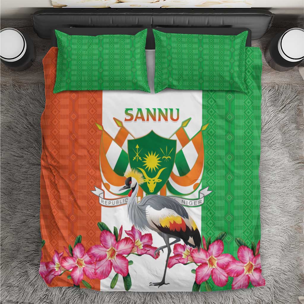 Afro Niger Sannu Bedding Set Coat Of Arms - African Pattern LT15