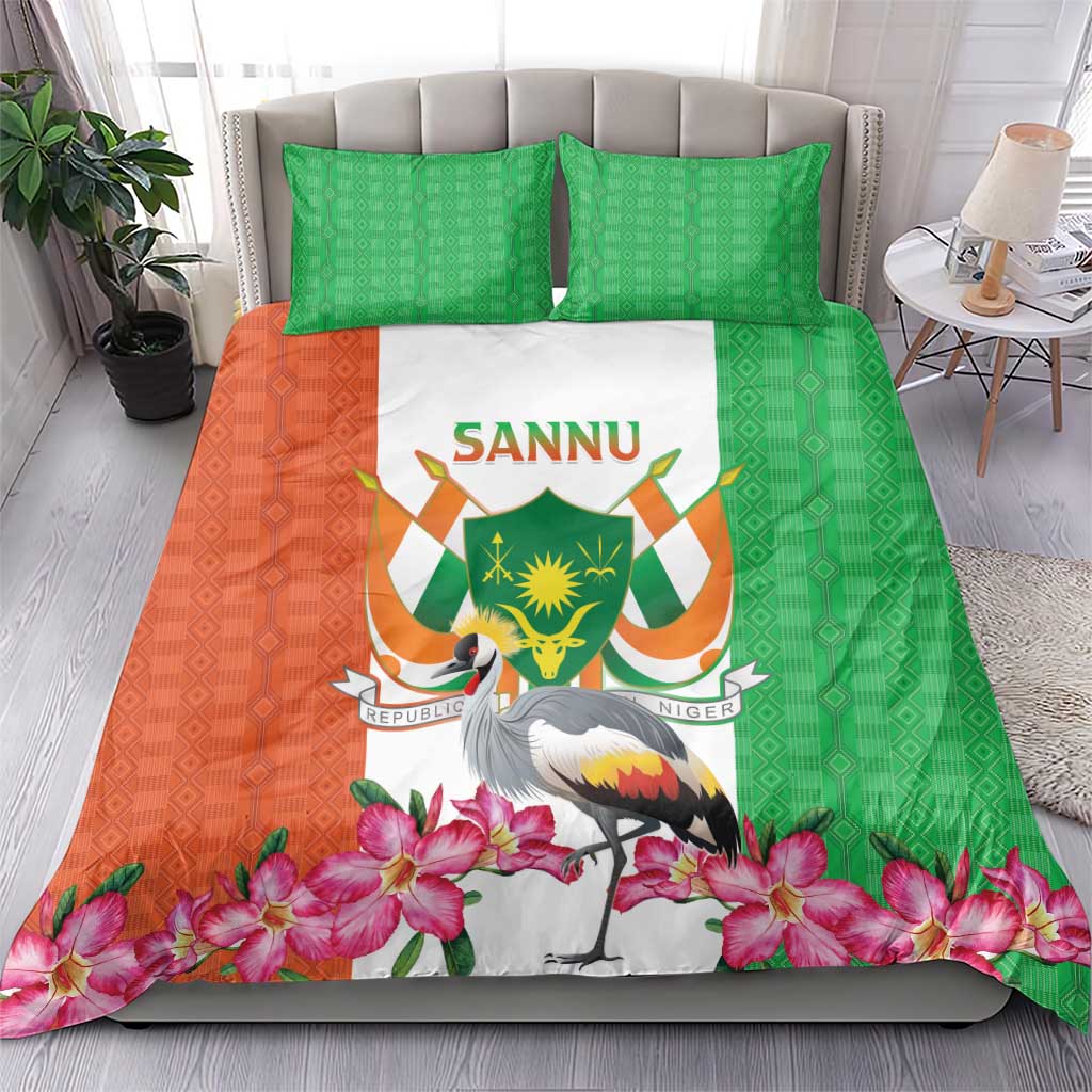 Afro Niger Sannu Bedding Set Coat Of Arms - African Pattern LT15