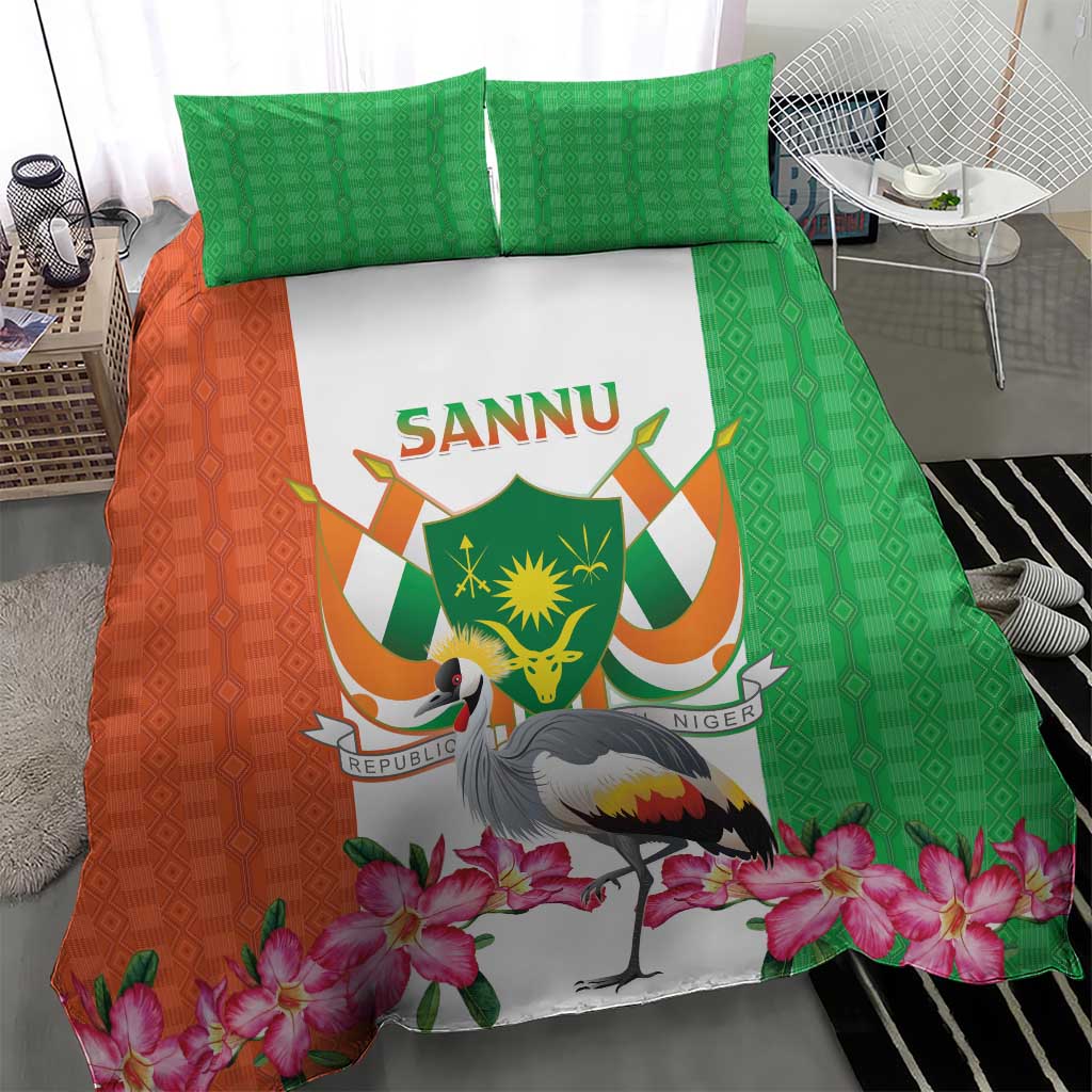 Afro Niger Sannu Bedding Set Coat Of Arms - African Pattern LT15