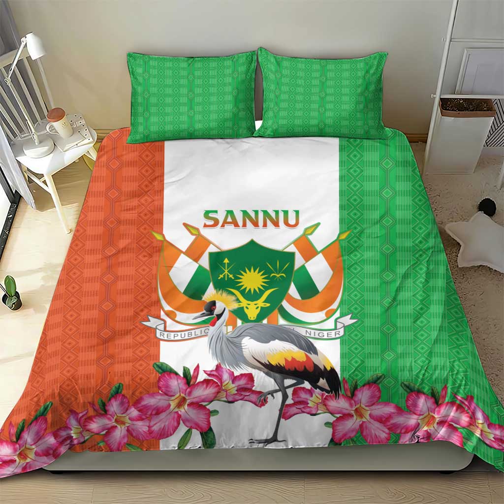 Afro Niger Sannu Bedding Set Coat Of Arms - African Pattern LT15