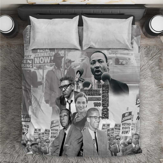 African-American History Month Bedding Set Civil Rights Leaders LT15