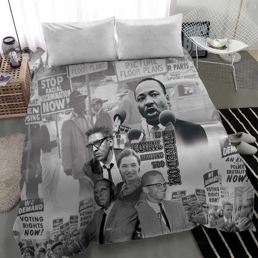African-American History Month Bedding Set Civil Rights Leaders LT15