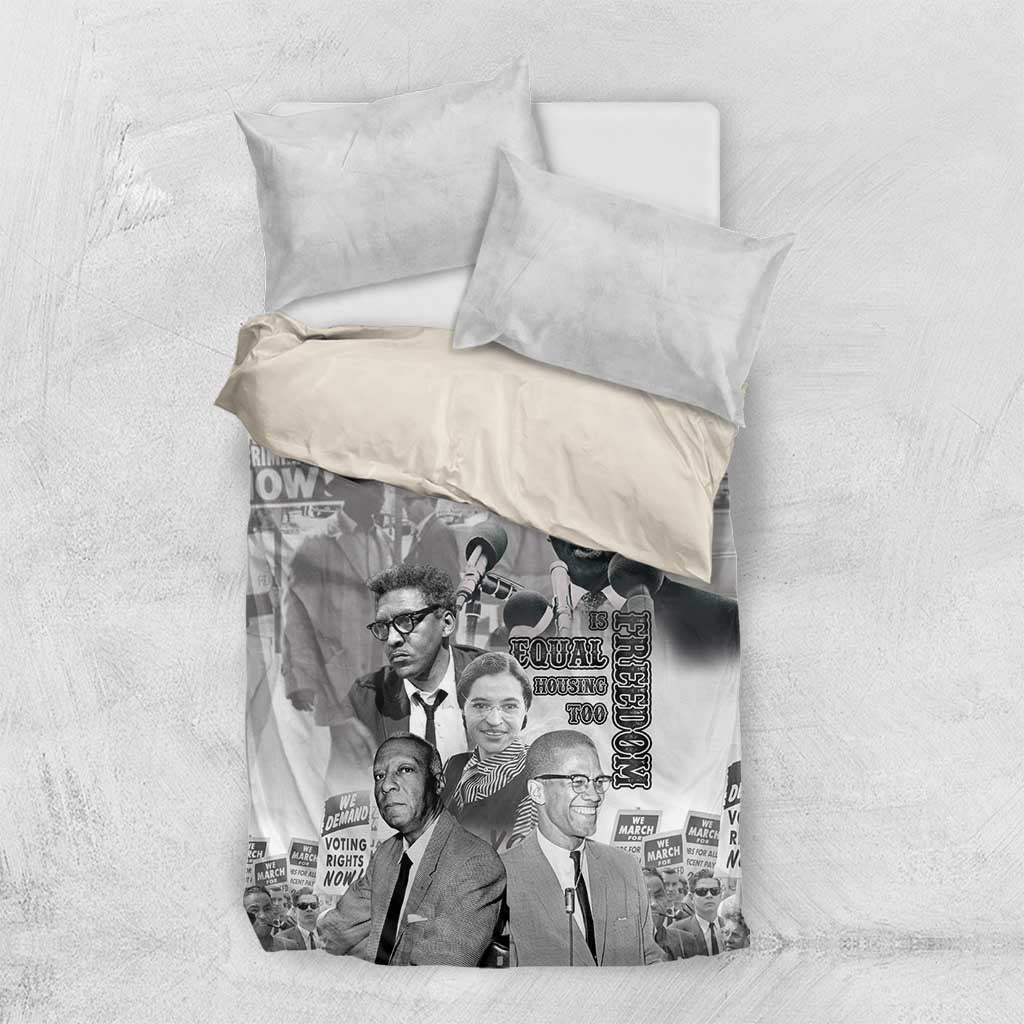 African-American History Month Bedding Set Civil Rights Leaders LT15