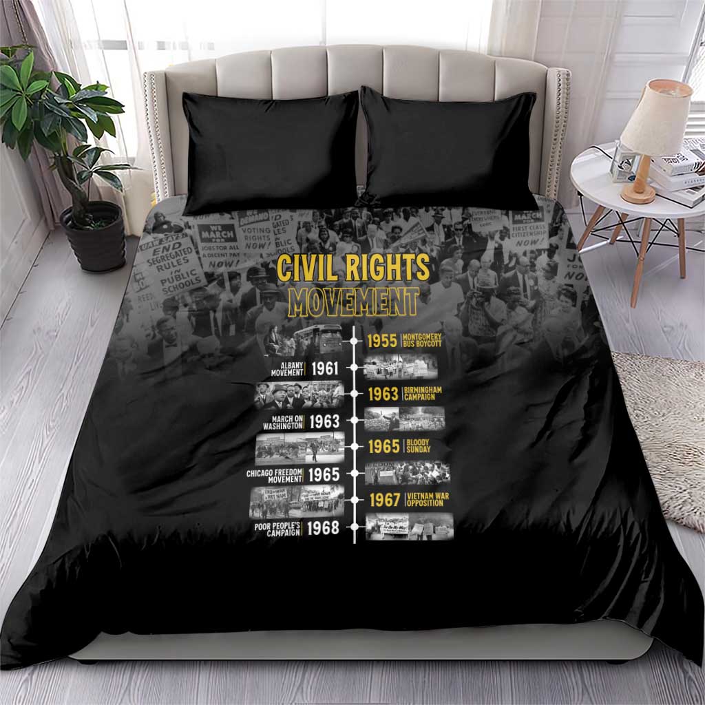 African-American History Month Bedding Set Civil Rights Movement LT15