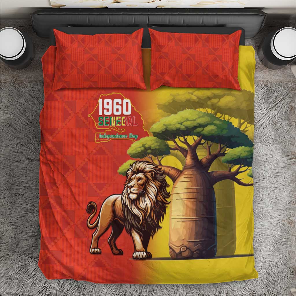 Afro Senegal Independence Day Bedding Set 65th Anniversary - Kente Pattern LT15