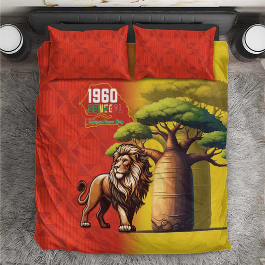 Afro Senegal Independence Day Bedding Set 65th Anniversary - Kente Pattern LT15