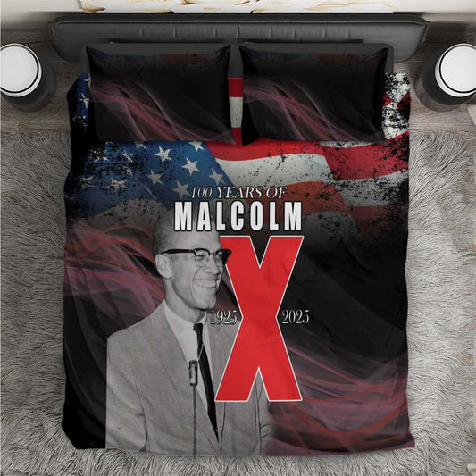 100 Years of Malcolm X Bedding Set His Legacy for Black LT15
