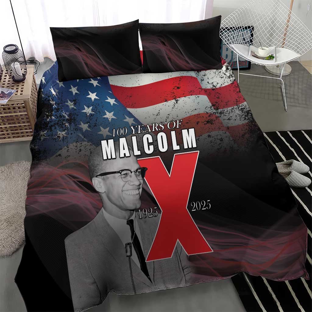 100 Years of Malcolm X Bedding Set His Legacy for Black LT15