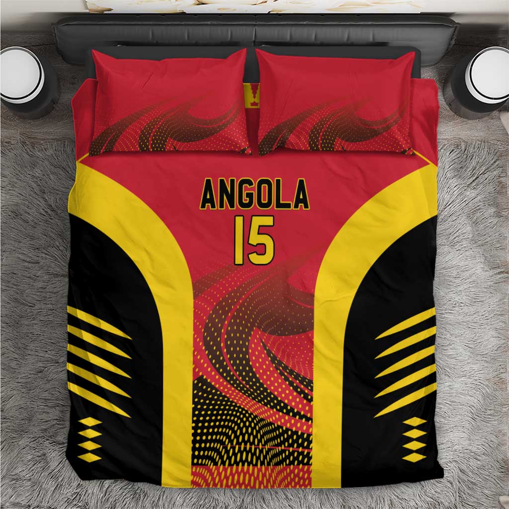 Afro Basketball Custom Angola Bedding Set Go Champions LT15