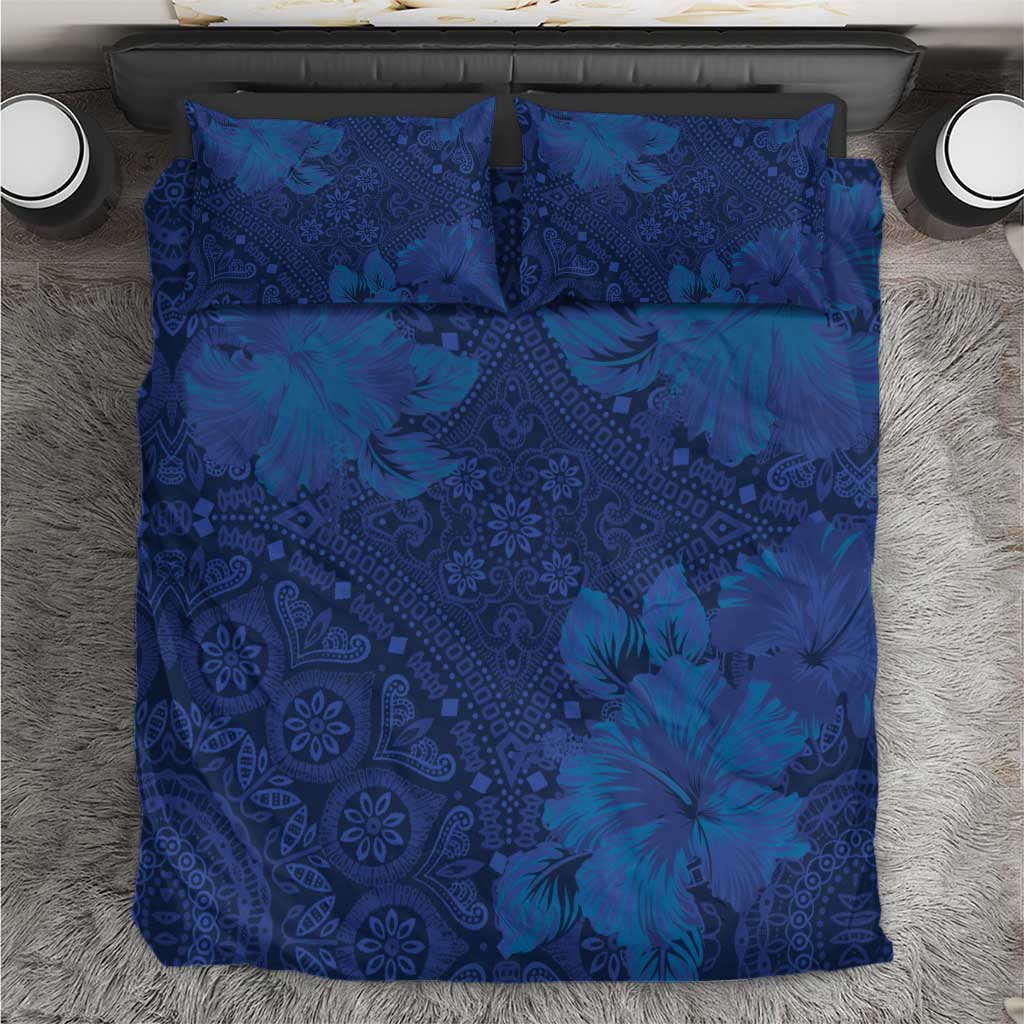 Afro Hibiscus Tropical Bedding Set ShweShwe African Pattern LT15