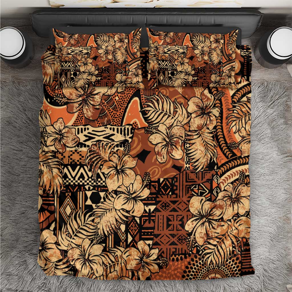 Afro Hibiscus Tropical Bedding Set African Pattern LT15