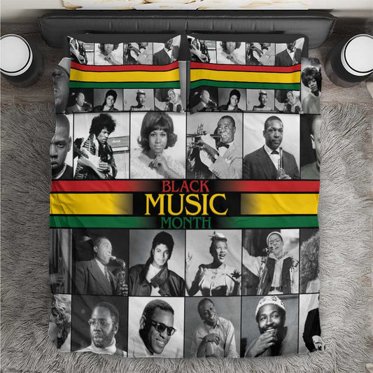 Black Music Month Legends Tribute Bedding Set LT15