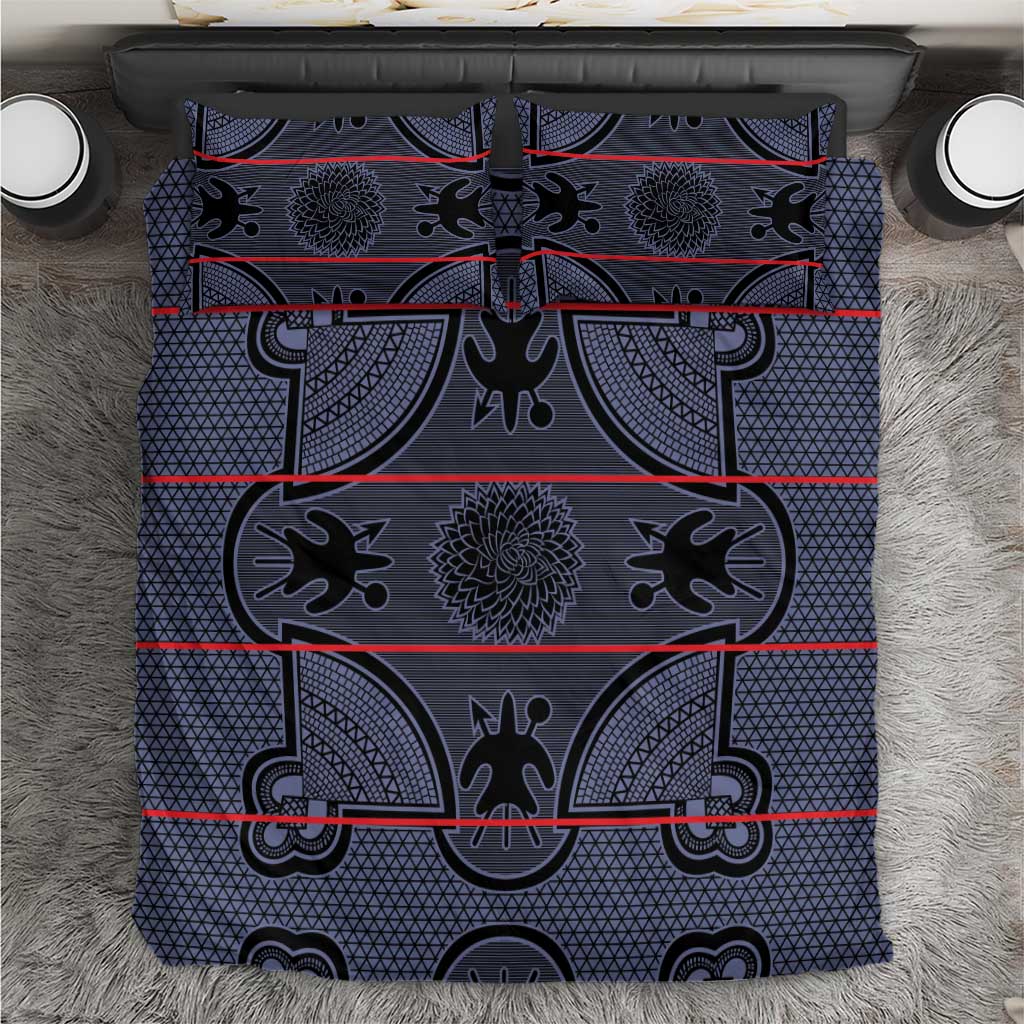 Basotho Blanket Bedding Set Lesotho Seanamarena Heritage - Serenity LT15
