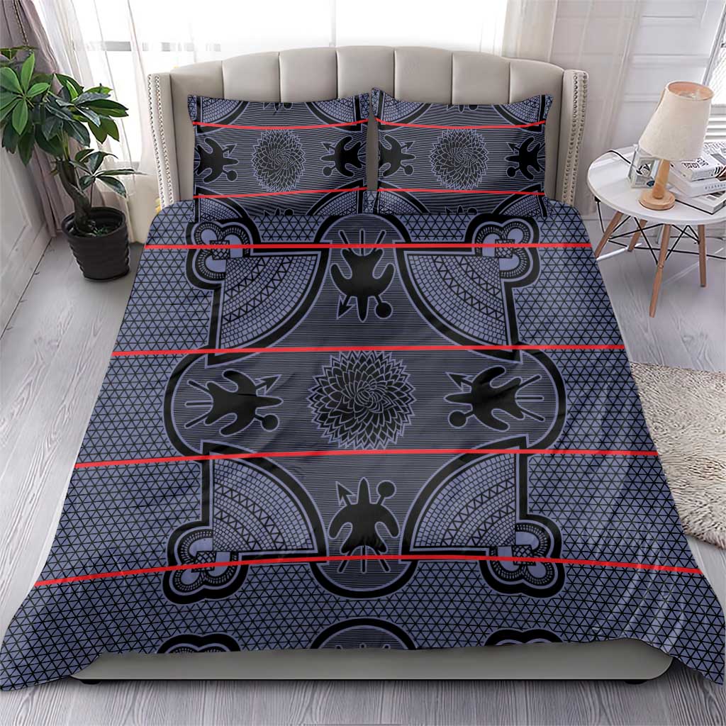 Basotho Blanket Bedding Set Lesotho Seanamarena Heritage - Serenity LT15