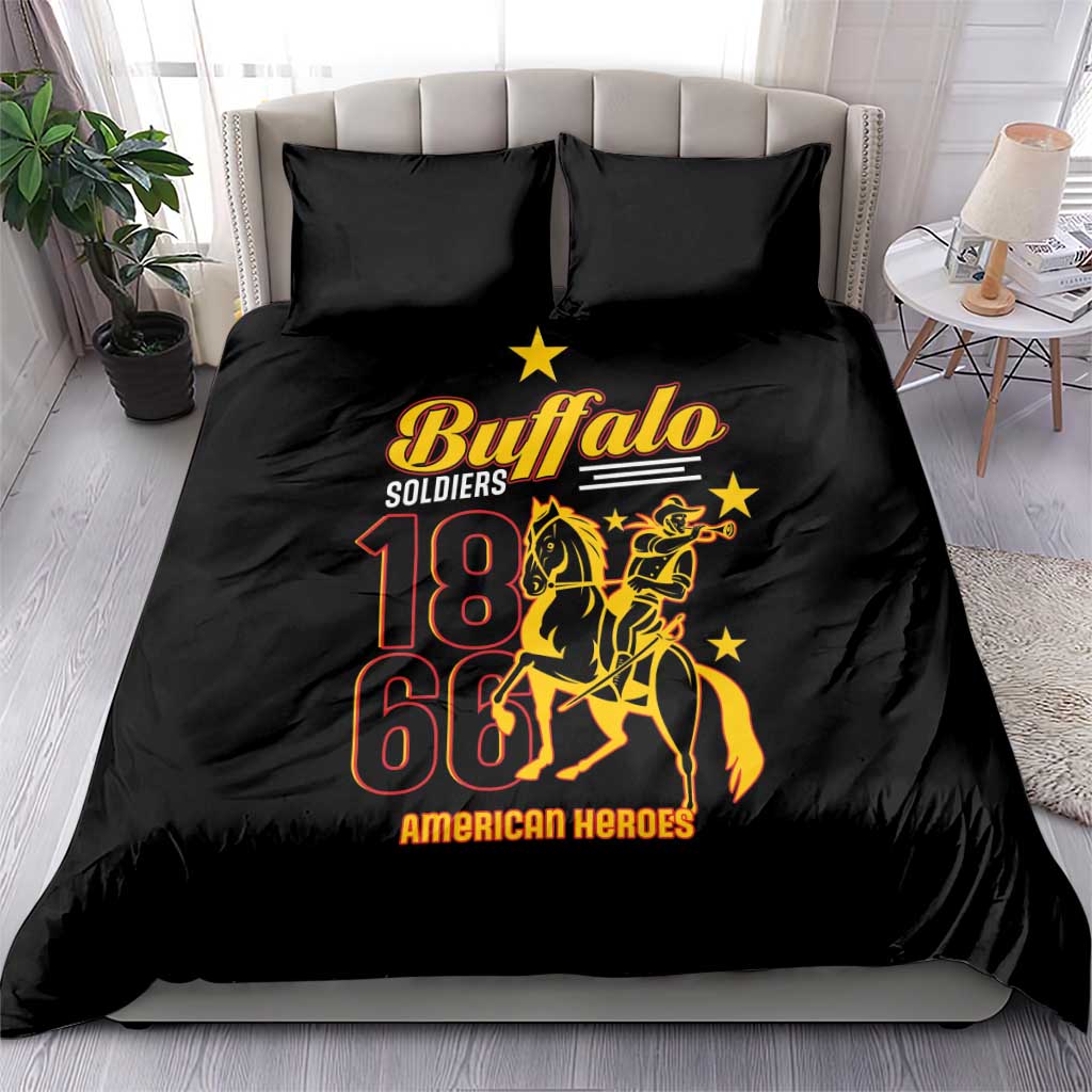 Afro-Americans Buffalo Soldiers Bedding Set 9th and 10th Cavalry Regiment LT15