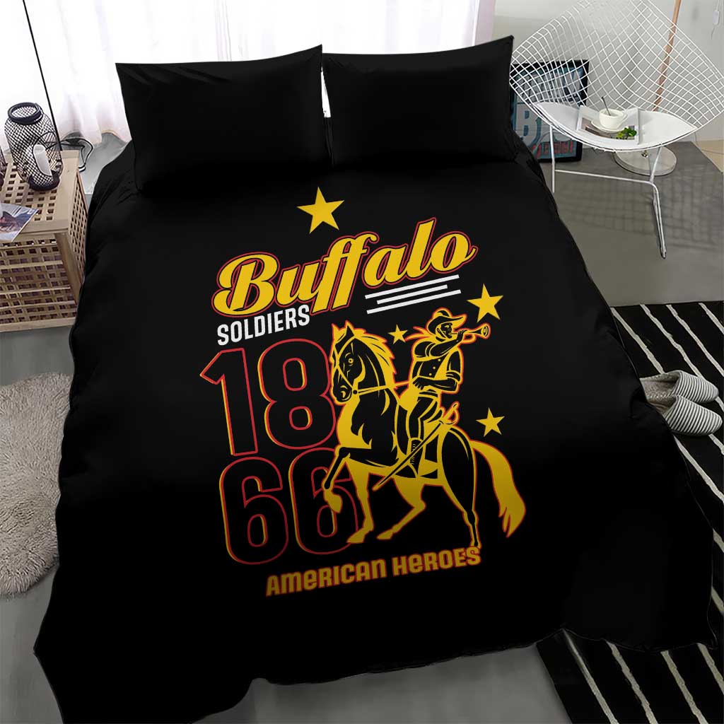 Afro-Americans Buffalo Soldiers Bedding Set 9th and 10th Cavalry Regiment LT15