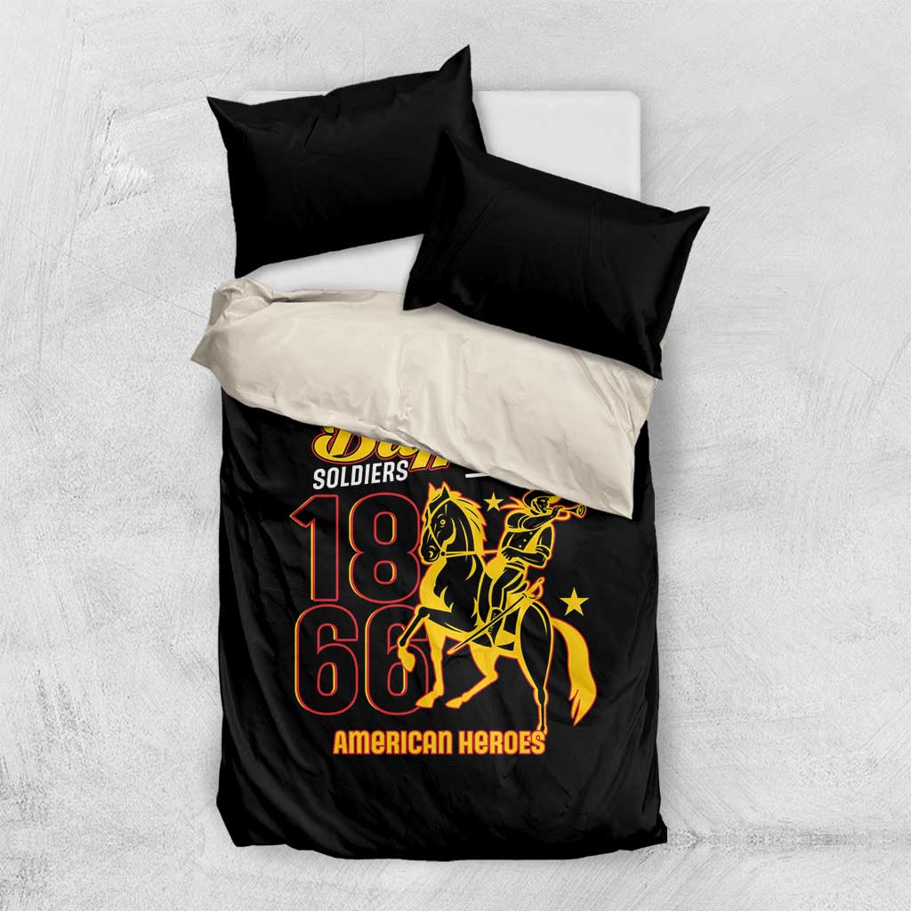 Afro-Americans Buffalo Soldiers Bedding Set 9th and 10th Cavalry Regiment LT15