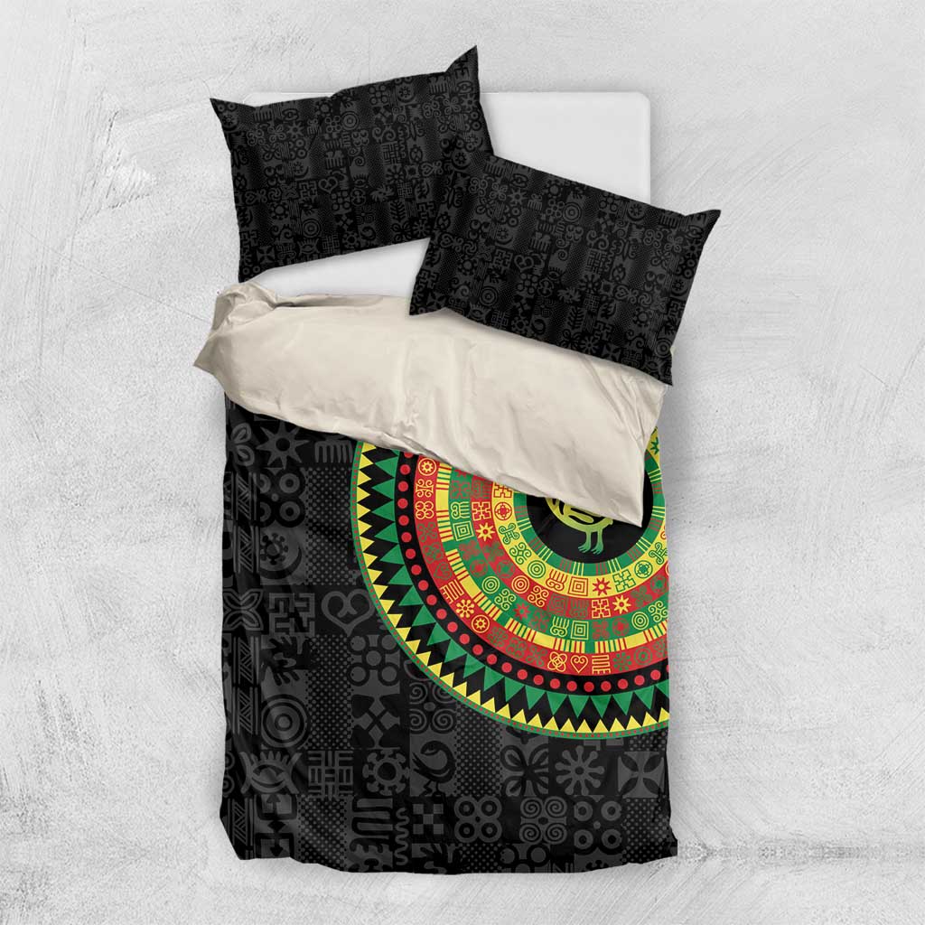 African Sankofa Bird Bedding Set Adinkra Symbols - Chest Arm Tattoo LT15