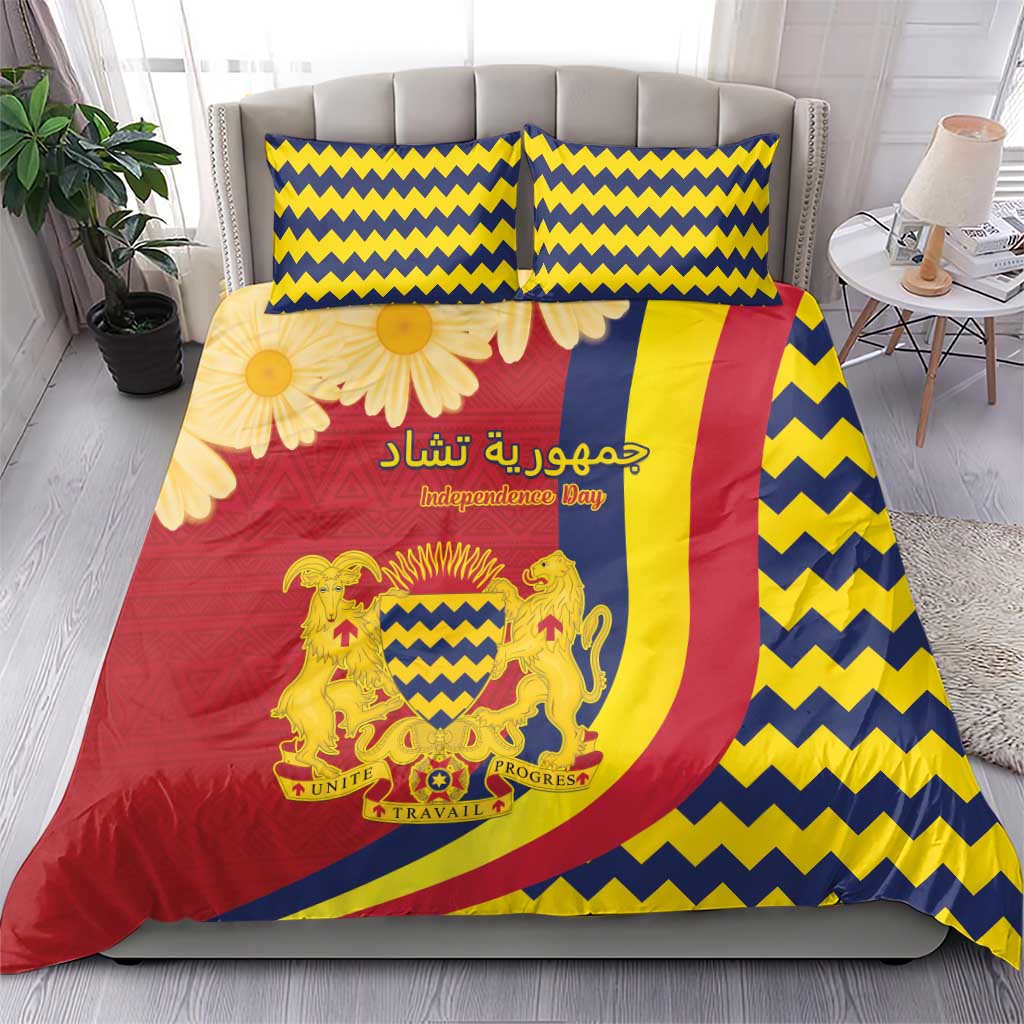 Afro Chad Bedding Set Happy 65th of Independence LT15