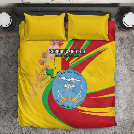Afro Mali Bedding Set Happy 65th Anniversary Independence LT15