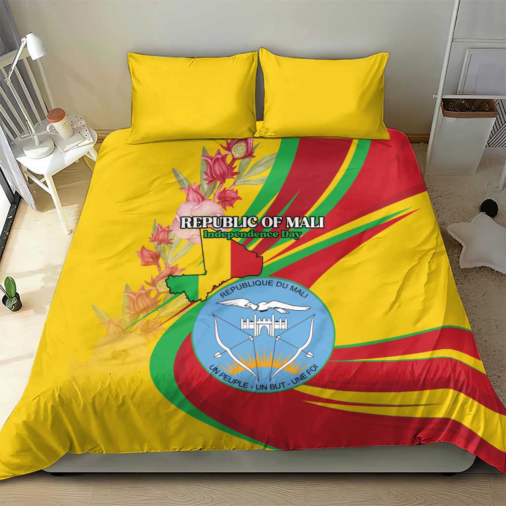 Afro Mali Bedding Set Happy 65th Anniversary Independence LT15