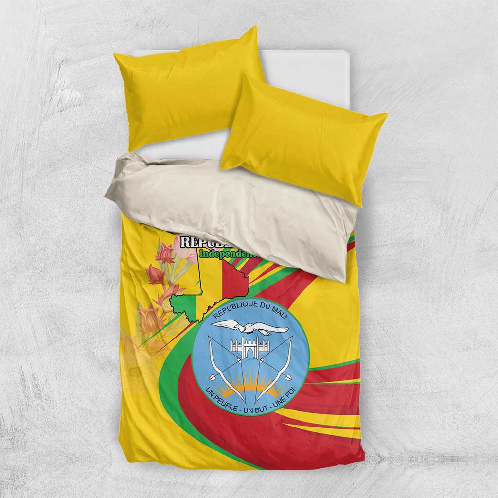 Afro Mali Bedding Set Happy 65th Anniversary Independence LT15