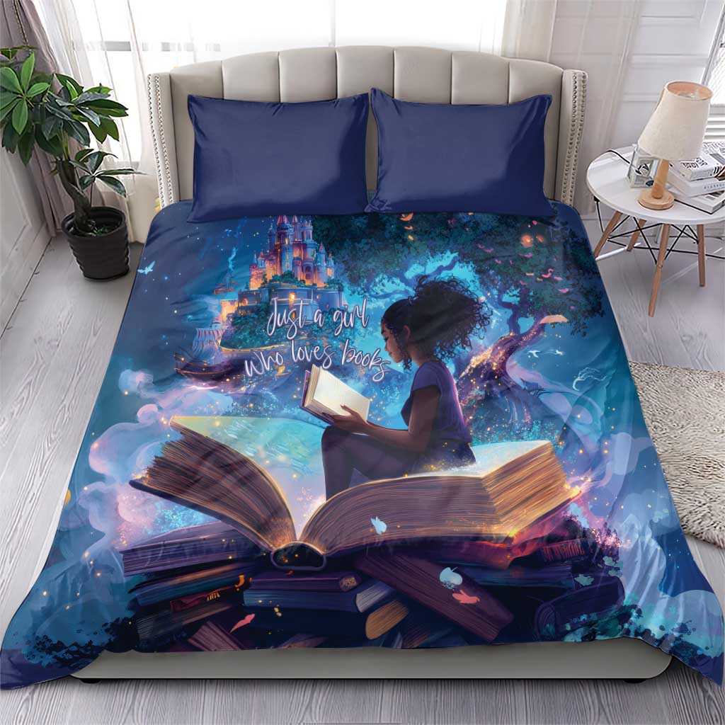 Black Girls Book Lovers Bedding Set So Many Books - So Little Time LT15
