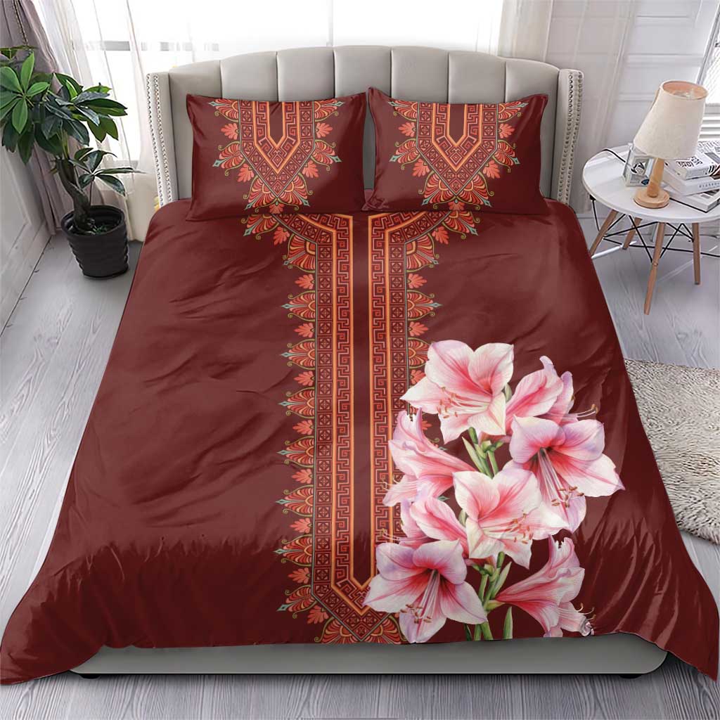 Africa Dashiki Bedding Set With Belladonna Lily LT18