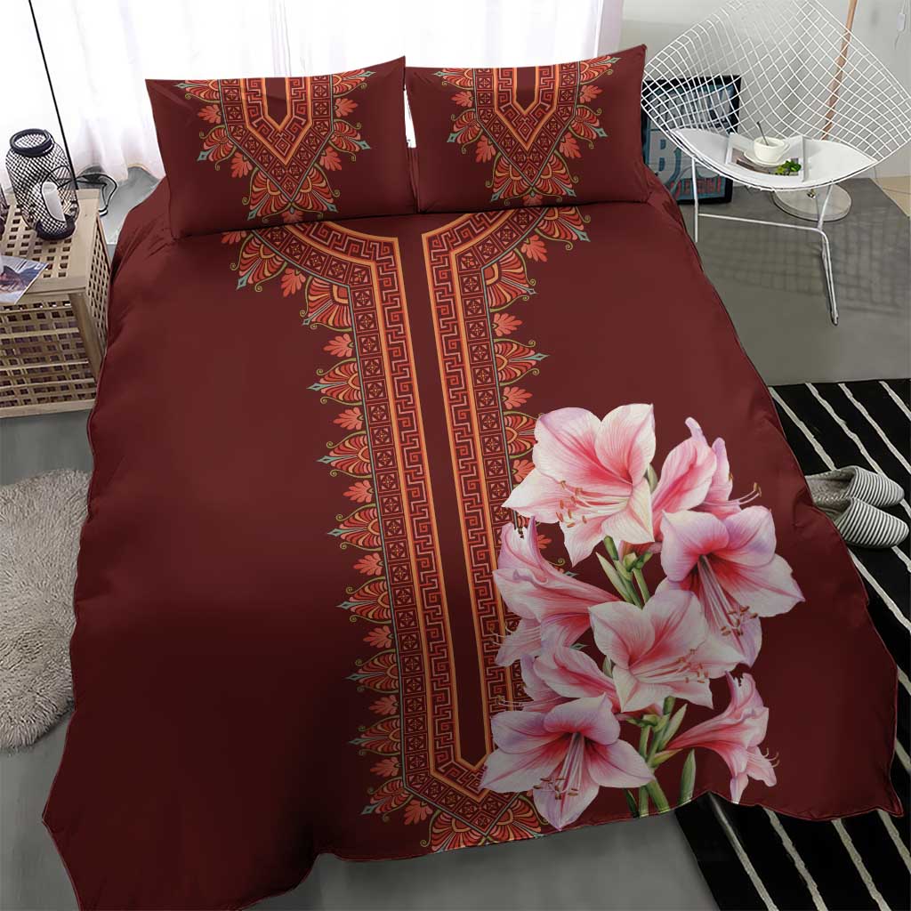 Africa Dashiki Bedding Set With Belladonna Lily LT18
