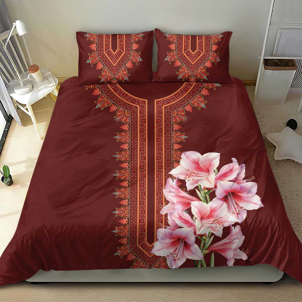 Africa Dashiki Bedding Set With Belladonna Lily LT18