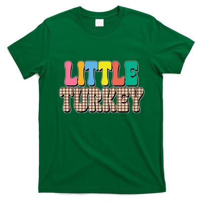 Little Turkey Cute Thanksgiving Colorful T-Shirt