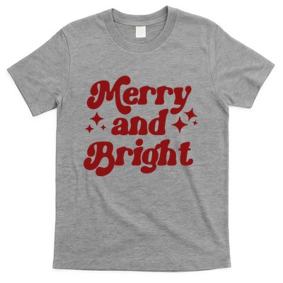 Merry And Bright Festive Christmas T-Shirt