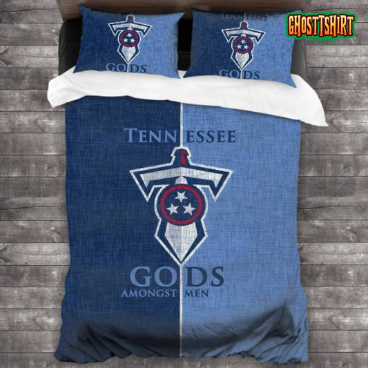 Machine Washable NFL Tennessee Titans Logo Bedding Set