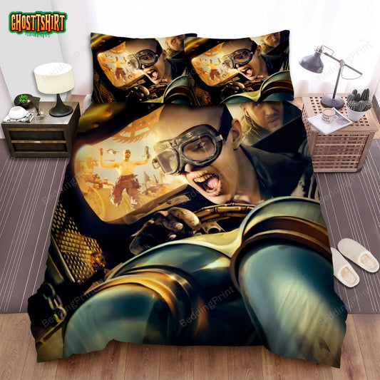 Mad Max Fury Road Movie Nicholas Hoult Is Nux Poster Bed Sheets Duvet Cover Bedding Set