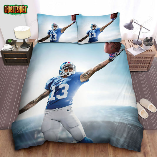 Madden Nfl 21 Odell Beckham Jr Cover Athlete Bed Sheets Duvet Cover Bedding Set