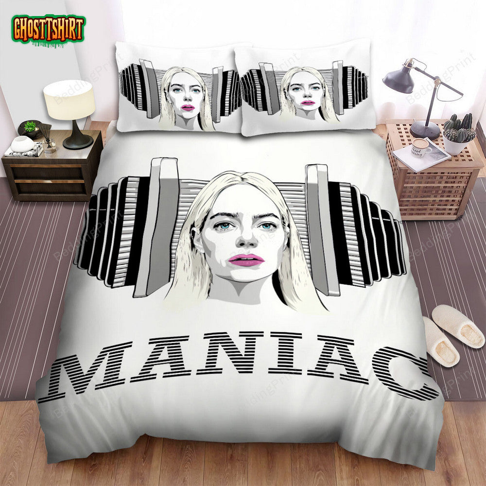 Maniac (2018) Movie Illustration 6 Bed Sheets Duvet Cover Bedding Set