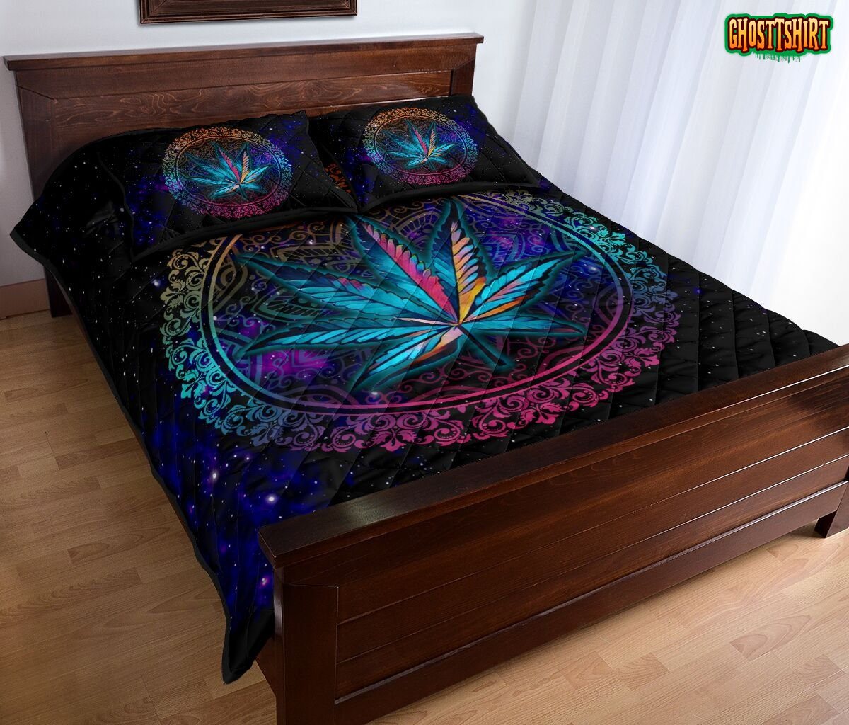 Marijuana Weed Cannabis Bedding Set