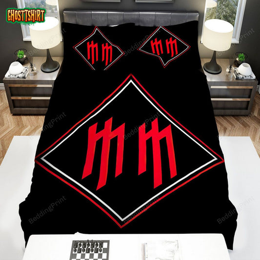 Marilyn Manson Logo Bed Sheets Duvet Cover Bedding Set