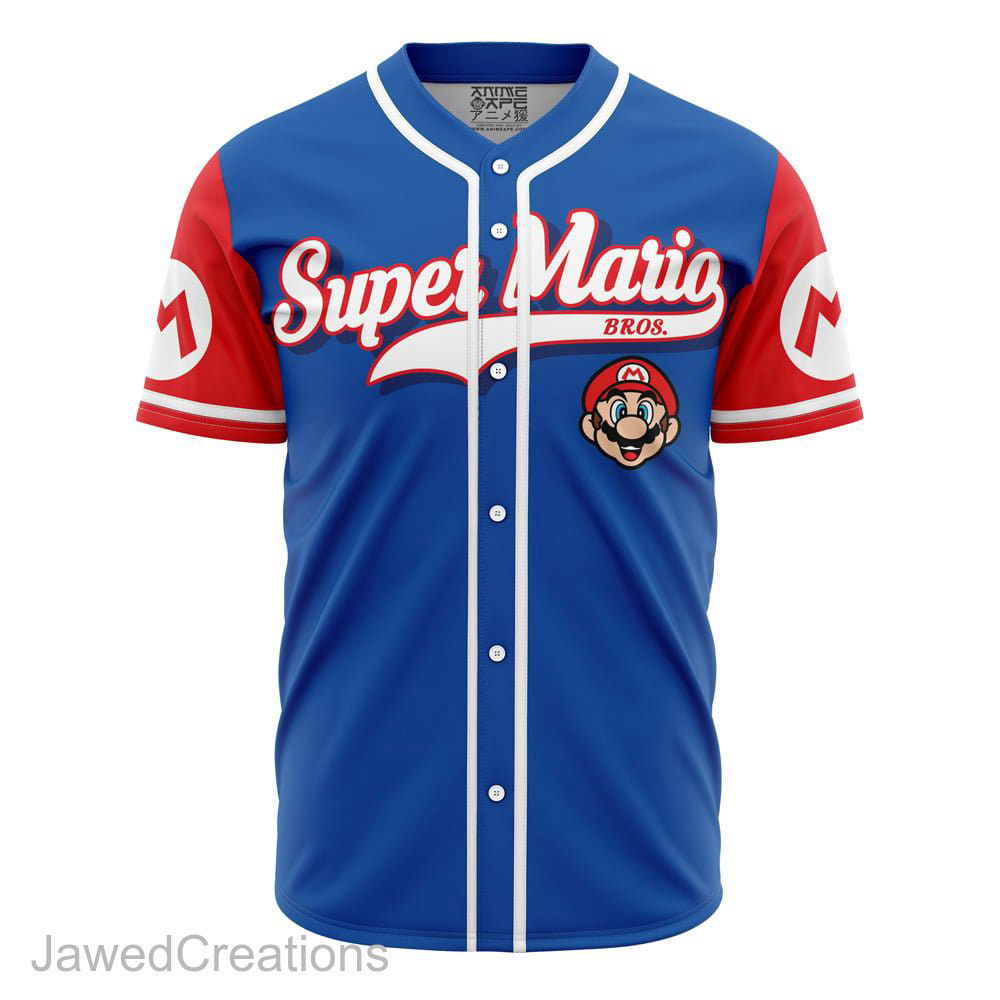 Mario Party Baseball Jerdey, Super Smash Bros Baseball Jersey - lylyprint.com