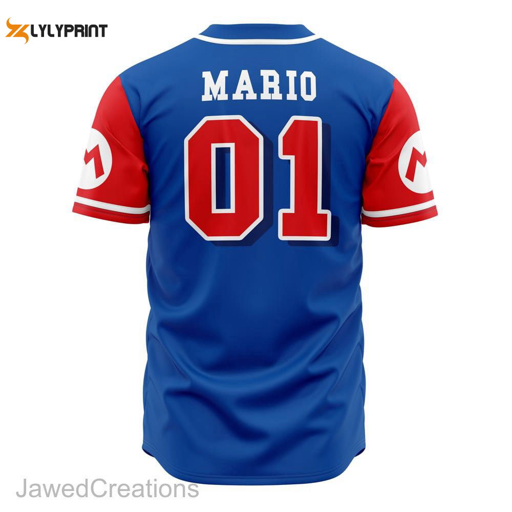 Mario Party Baseball Jerdey, Super Smash Bros Baseball Jersey - lylyprint.com